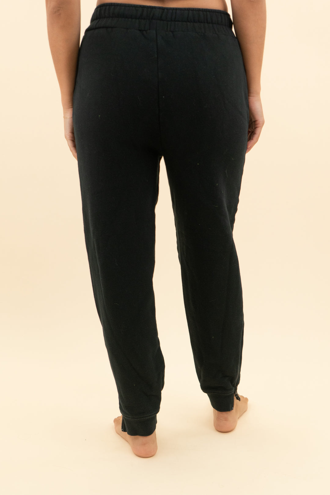 wsly black sweatpant joggers (s; retail $128)