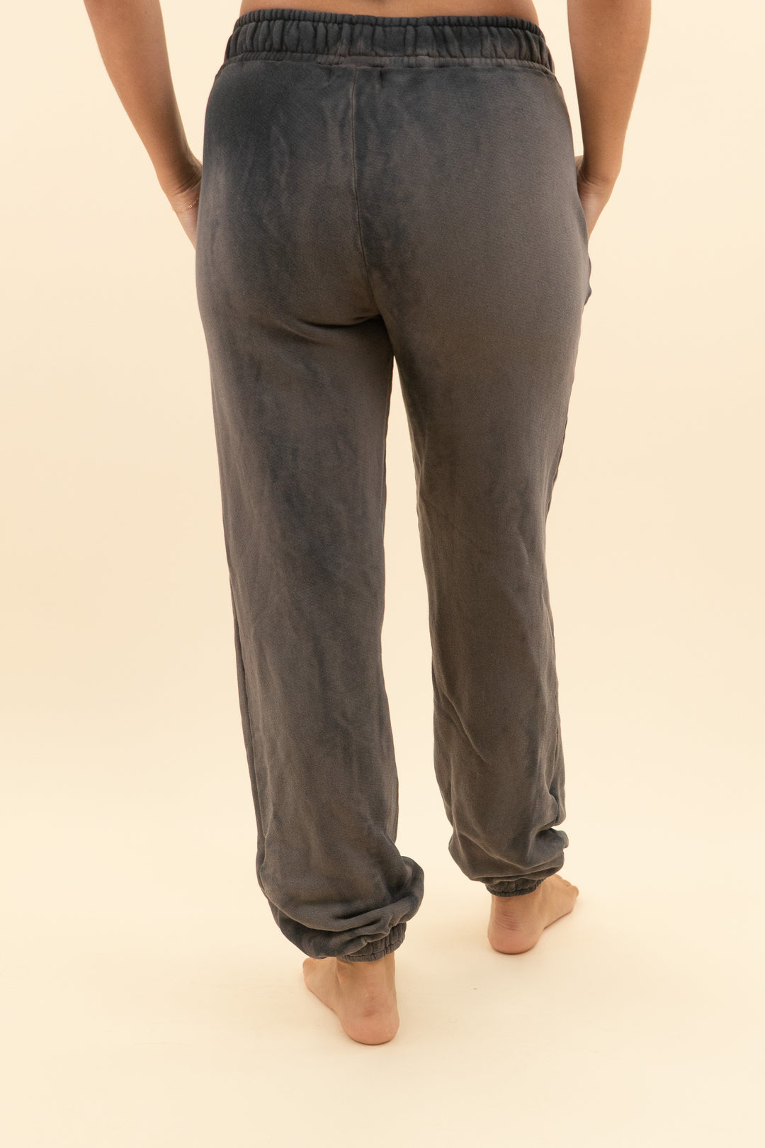 cotton citizen charcoal acid wash joggers (s; retail $225)