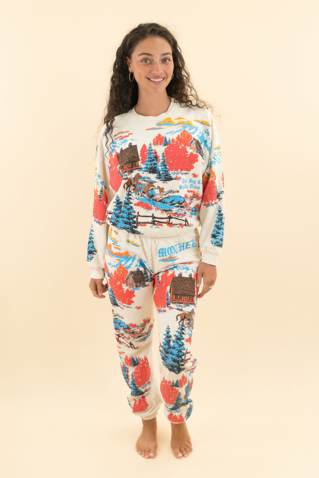 AUCTION mother cream the jug league sweat set (m)
