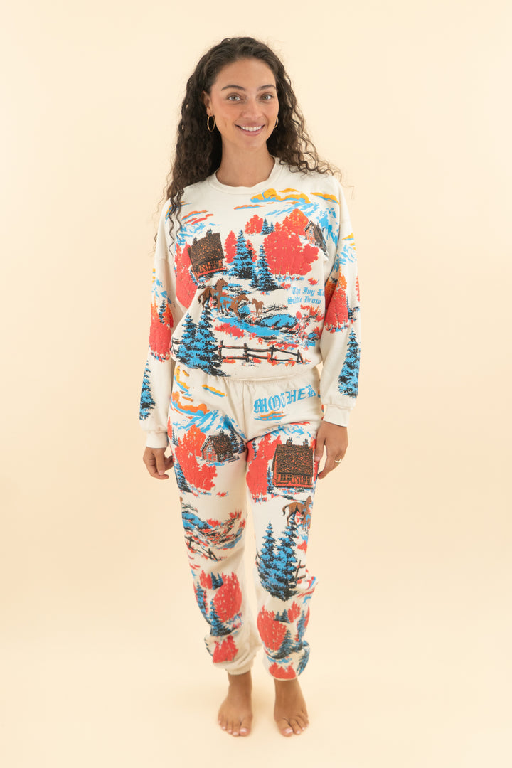 AUCTION mother cream the jug league sweat set (m)