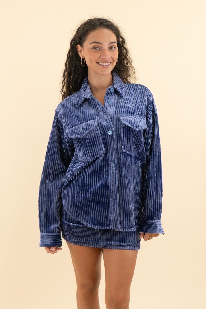 AUCTION isabel marant purple fuzzy textured jacket shorts set (s; retail $1280)