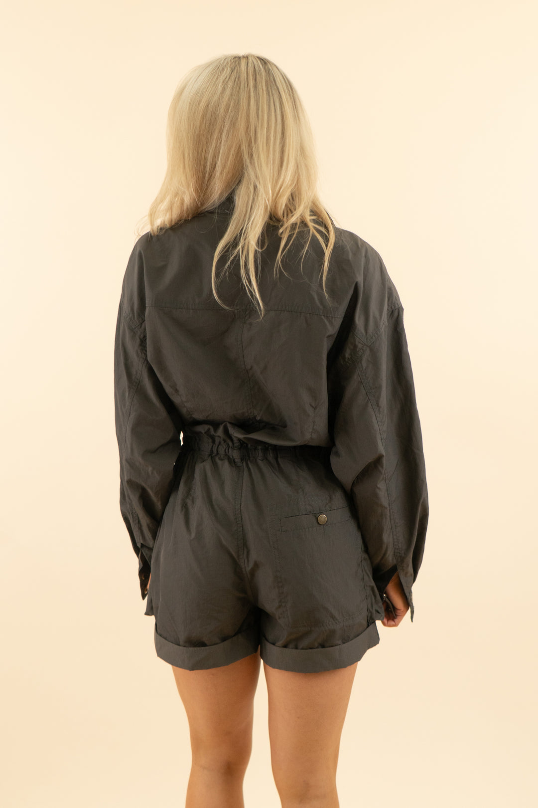 ronny kobo brown utility romper (s; retail $428)
