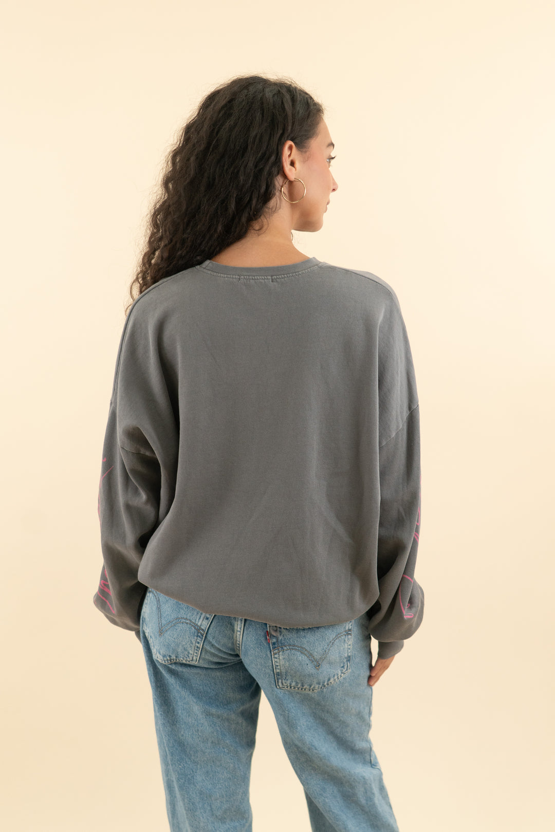AUCTION the laundry room grey marilyn monroe graphic crew neck sweatshirt (s)