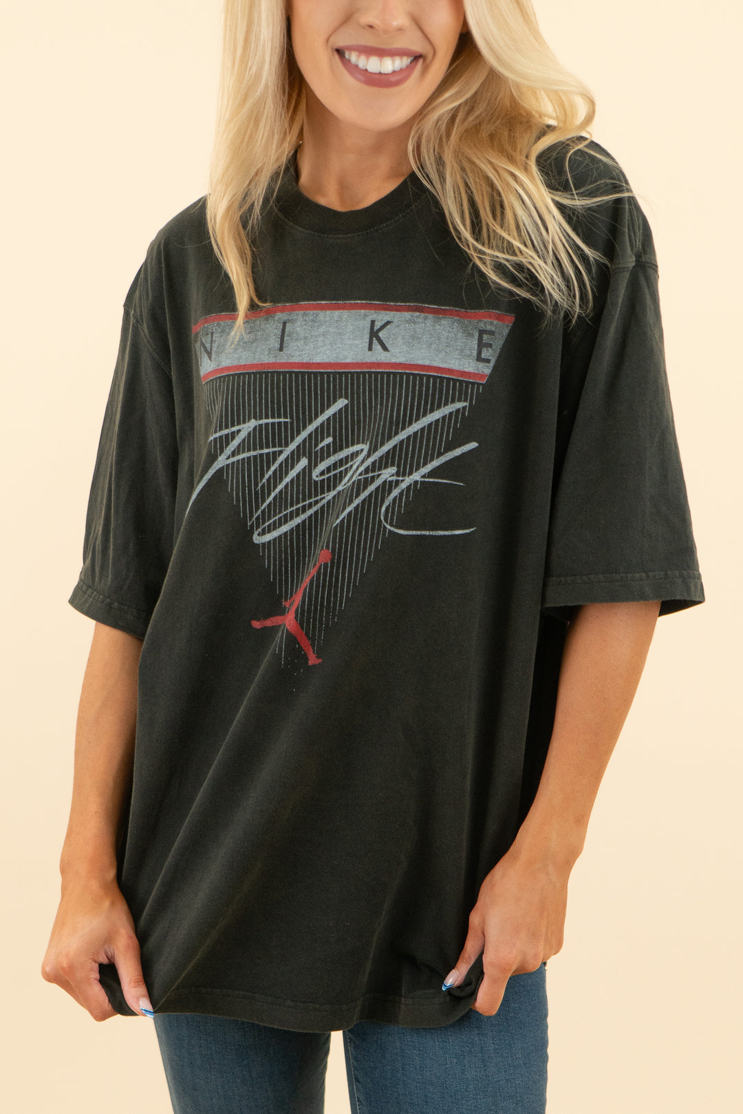 black nike flight graphic tee (m; retail $40)