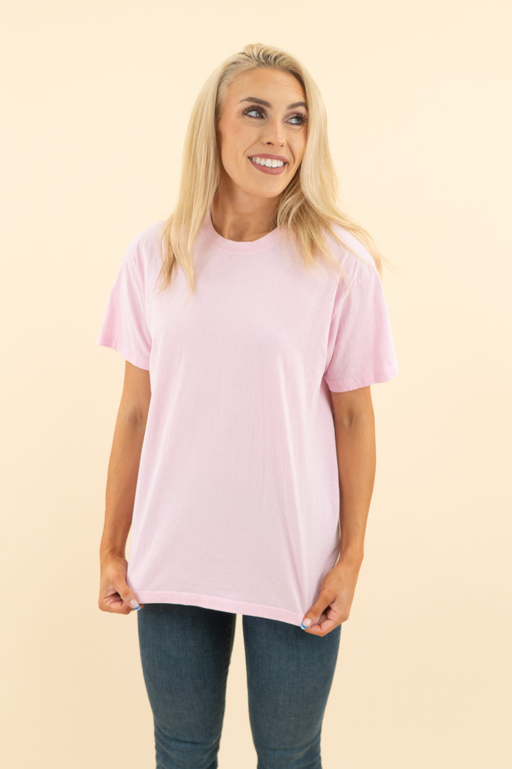 AUCTION missy empire light pink lightning graphic tee (4)