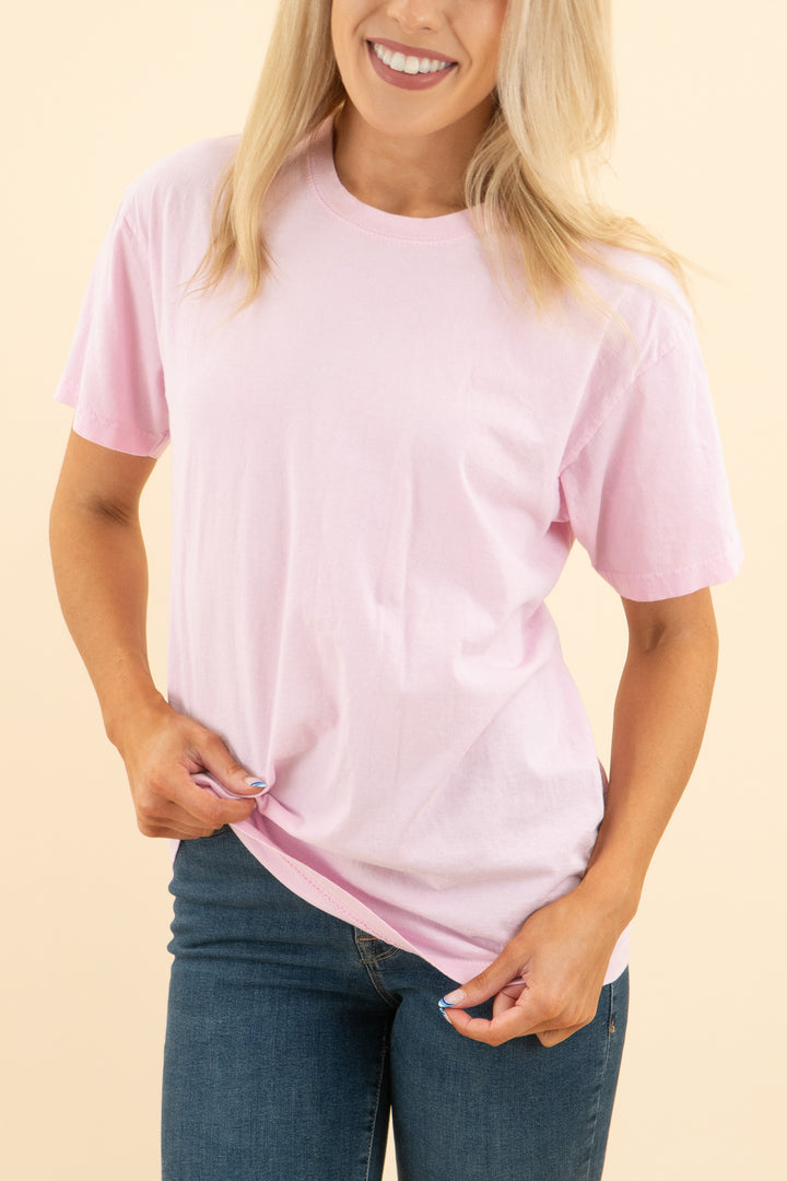 AUCTION missy empire light pink lightning graphic tee (4)