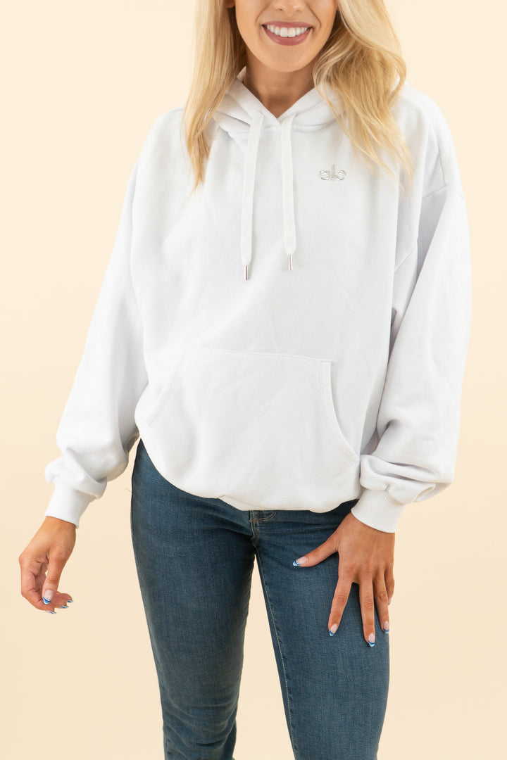 AUCTION alo white hoodie (s)
