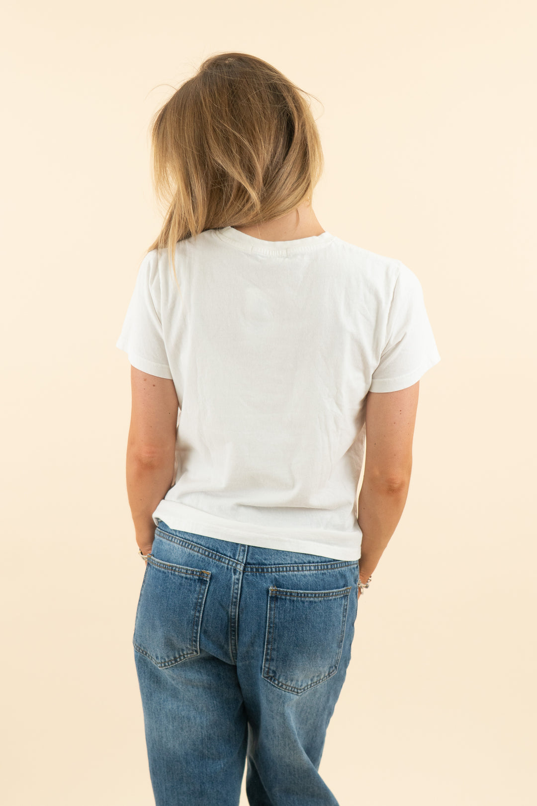 AUCTION mulberry and grand white "badass babes club" graphic tee (s)
