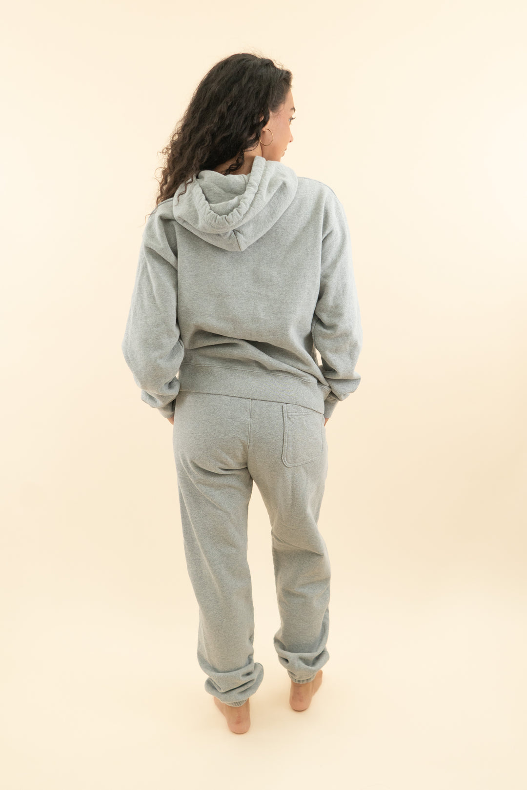 AUCTION hommebody grey "stay at home club" hoodie and jogger set (m)