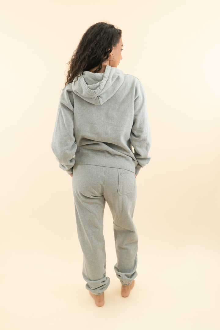 AUCTION hommebody grey "stay at home club" hoodie and jogger set (m)