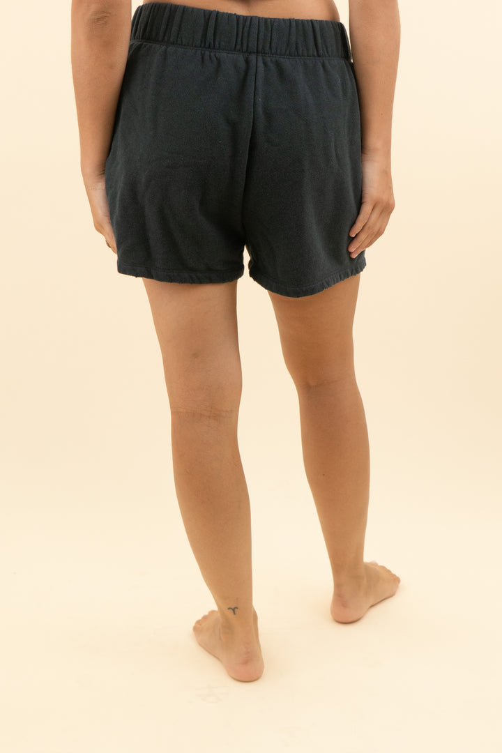 nuuds black sweat shorts (s; retail $62)