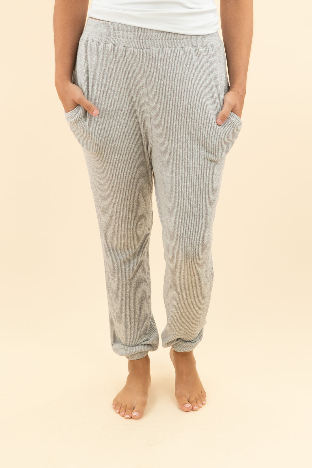 jlux label grey lounge joggers (s; retail $80)