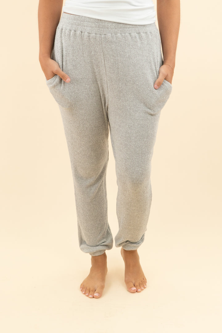 jlux label grey lounge joggers (s; retail $80)