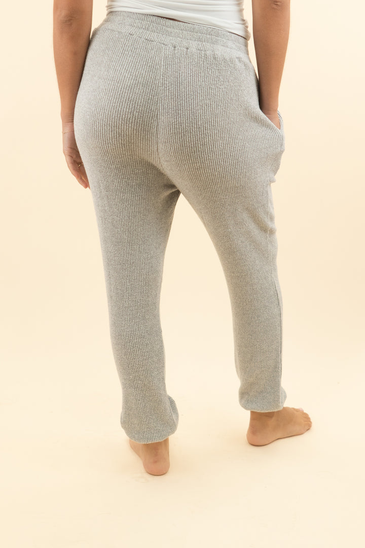 jlux label grey lounge joggers (s; retail $80)