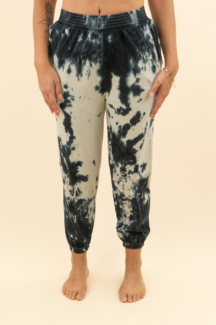 zara navy tie dye joggers (m; retail $39.90)