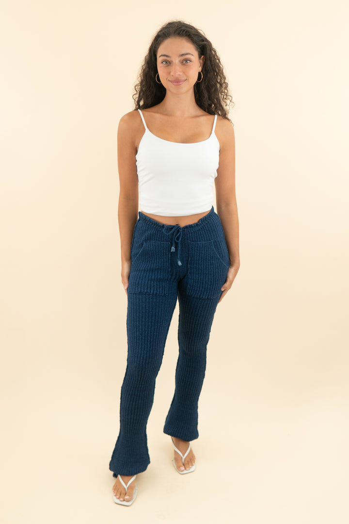 knorts navy knit lounge pants (1; retail $550)