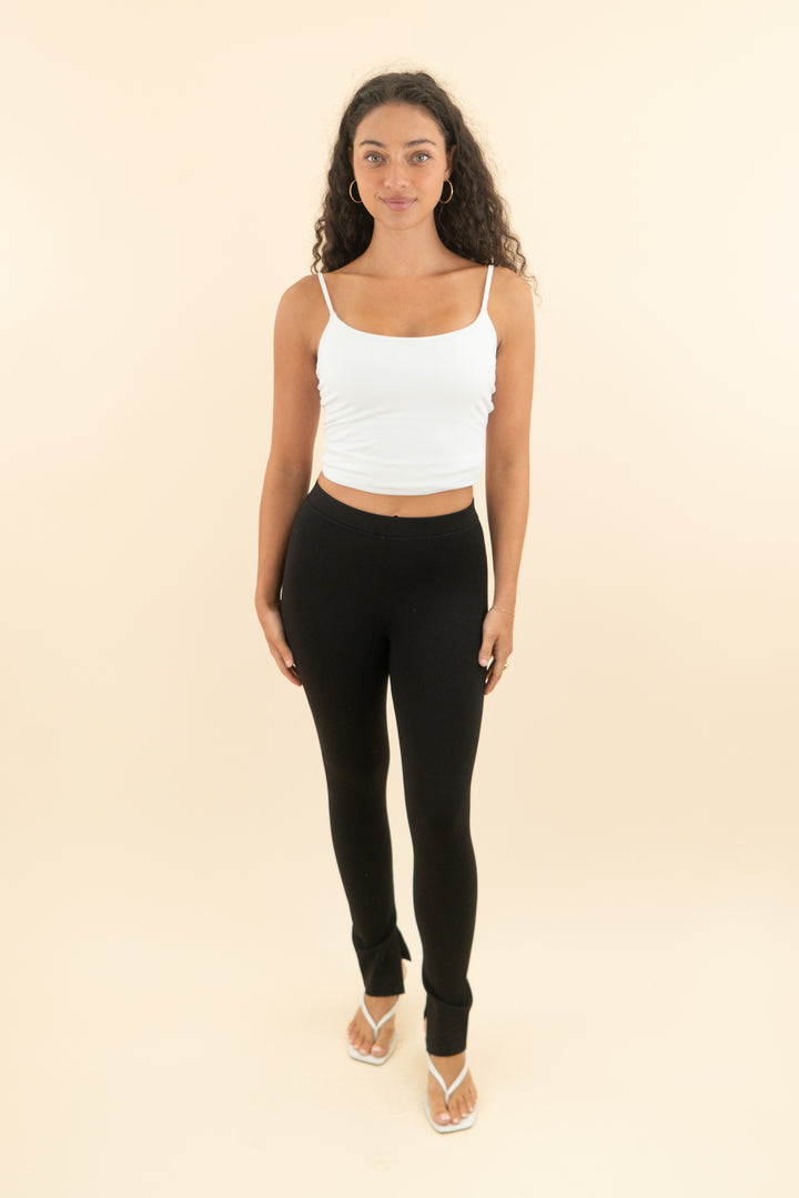 velvet black legging pants (s; retail $69)