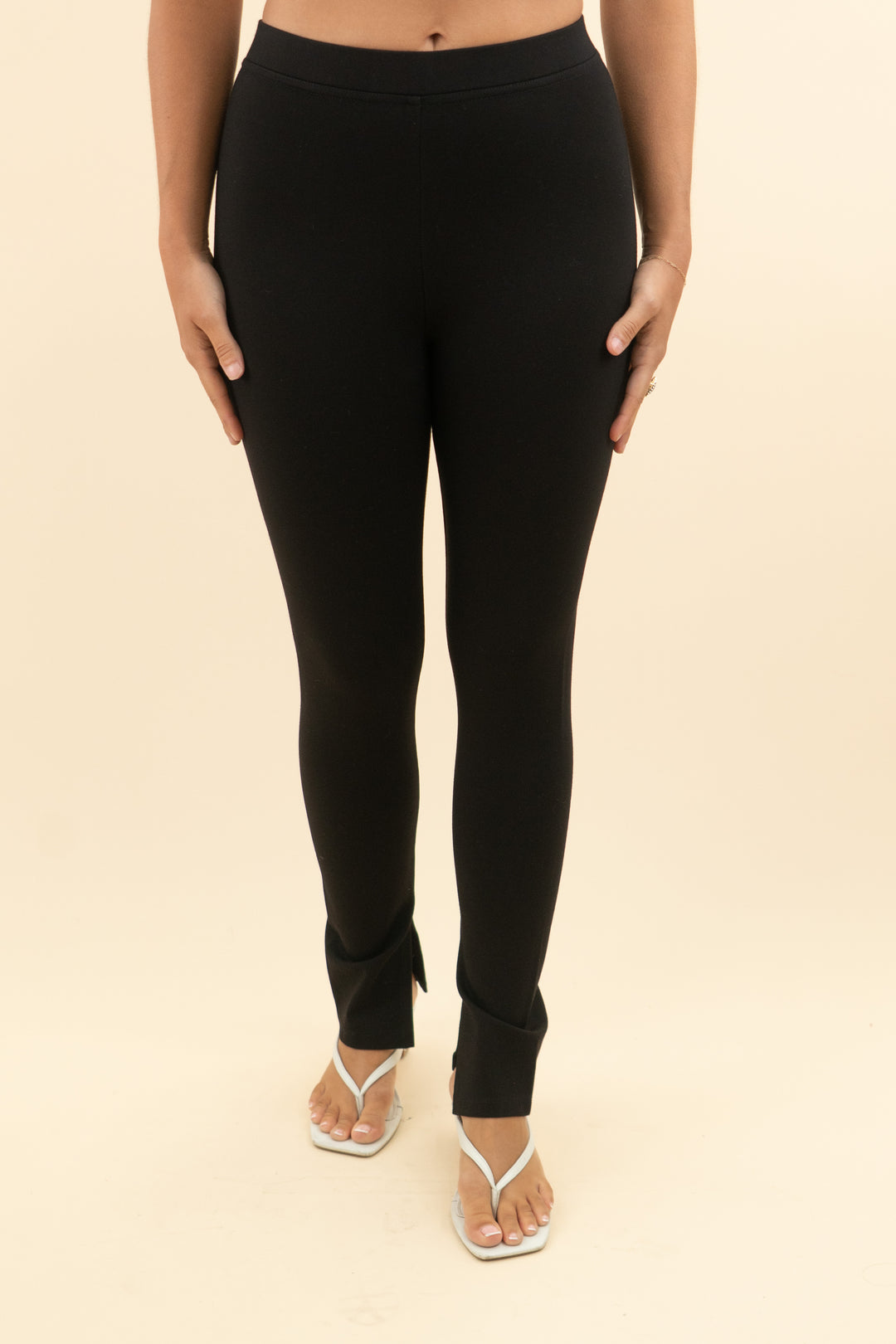 velvet black legging pants (s; retail $69)