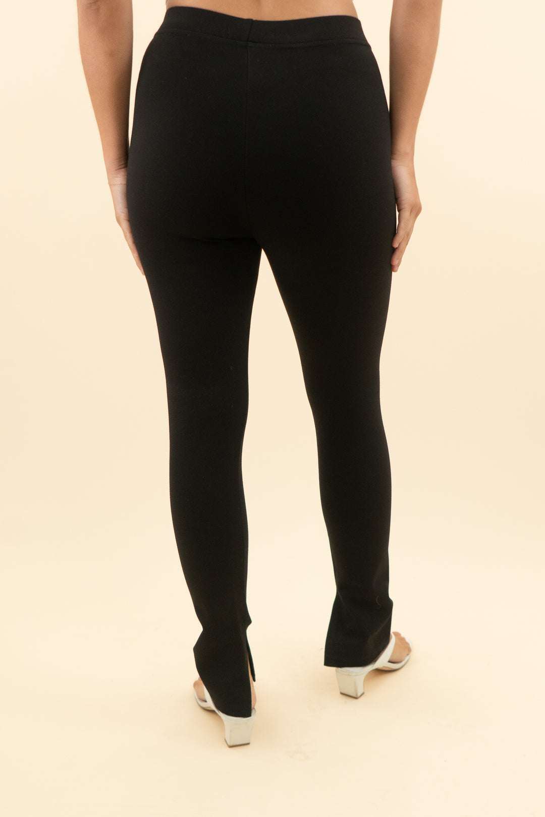 velvet black legging pants (s; retail $69)