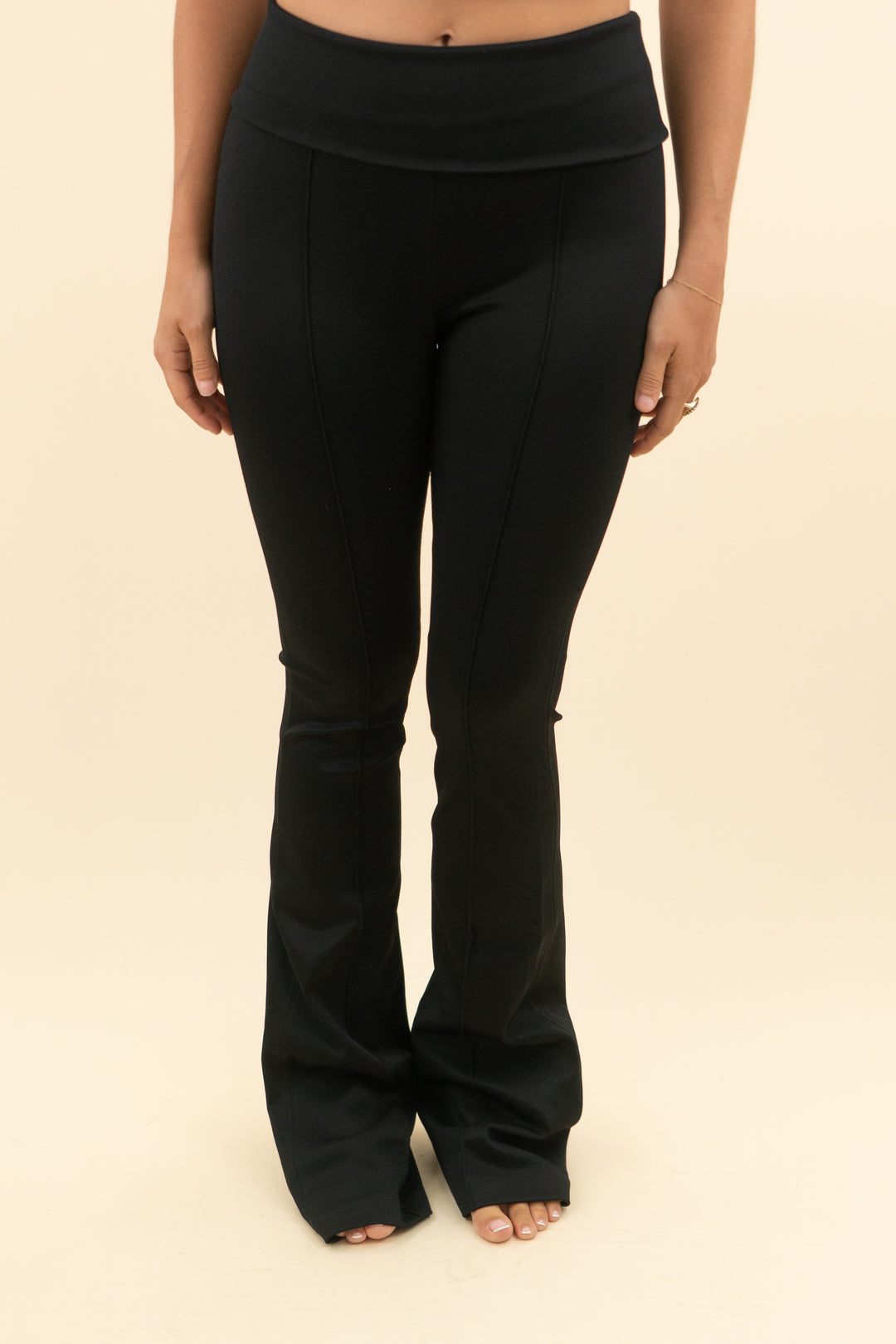 black small flare pants (s; retail $65)