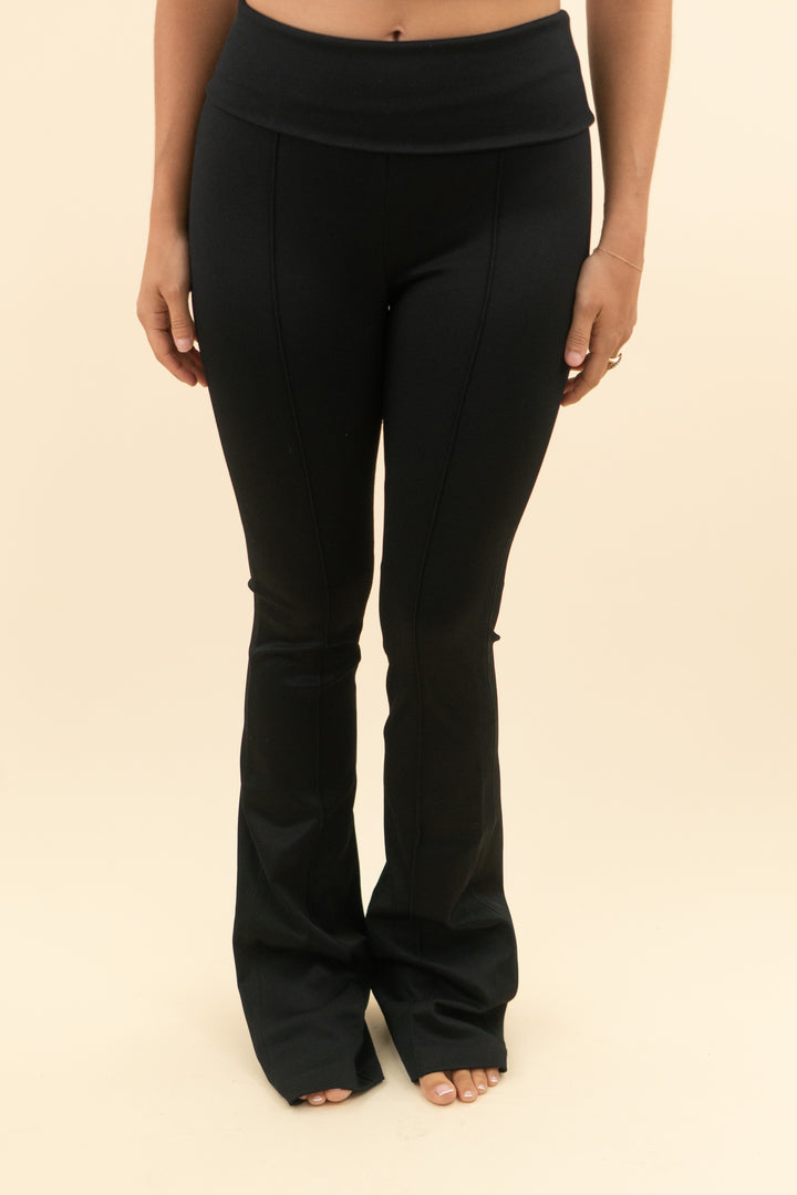 black small flare pants (s; retail $65)