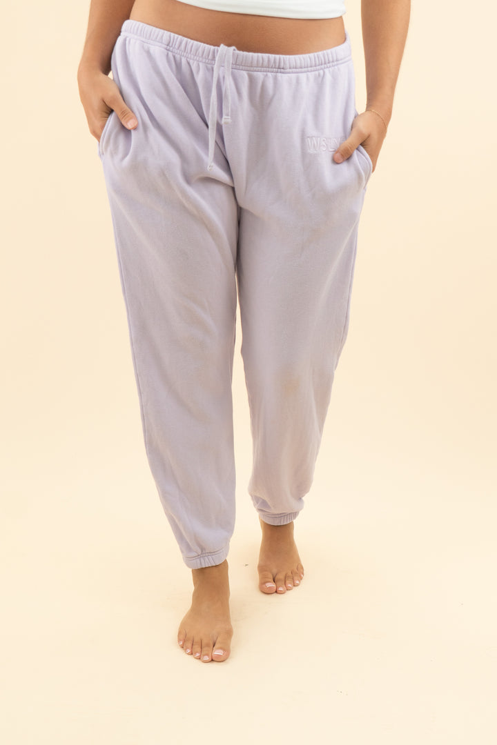 wsly lilac joggers (m; retail $128)