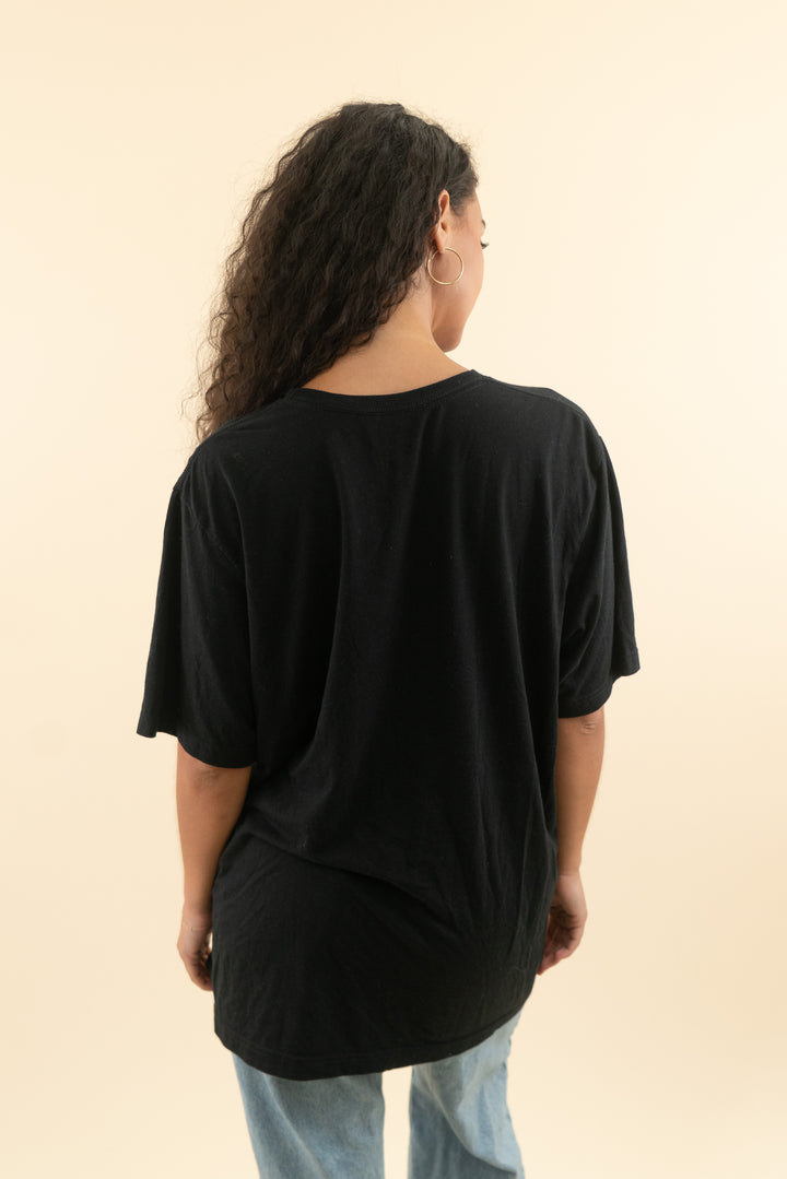 black zakai zeigler graphic tee (xl; retail $39)