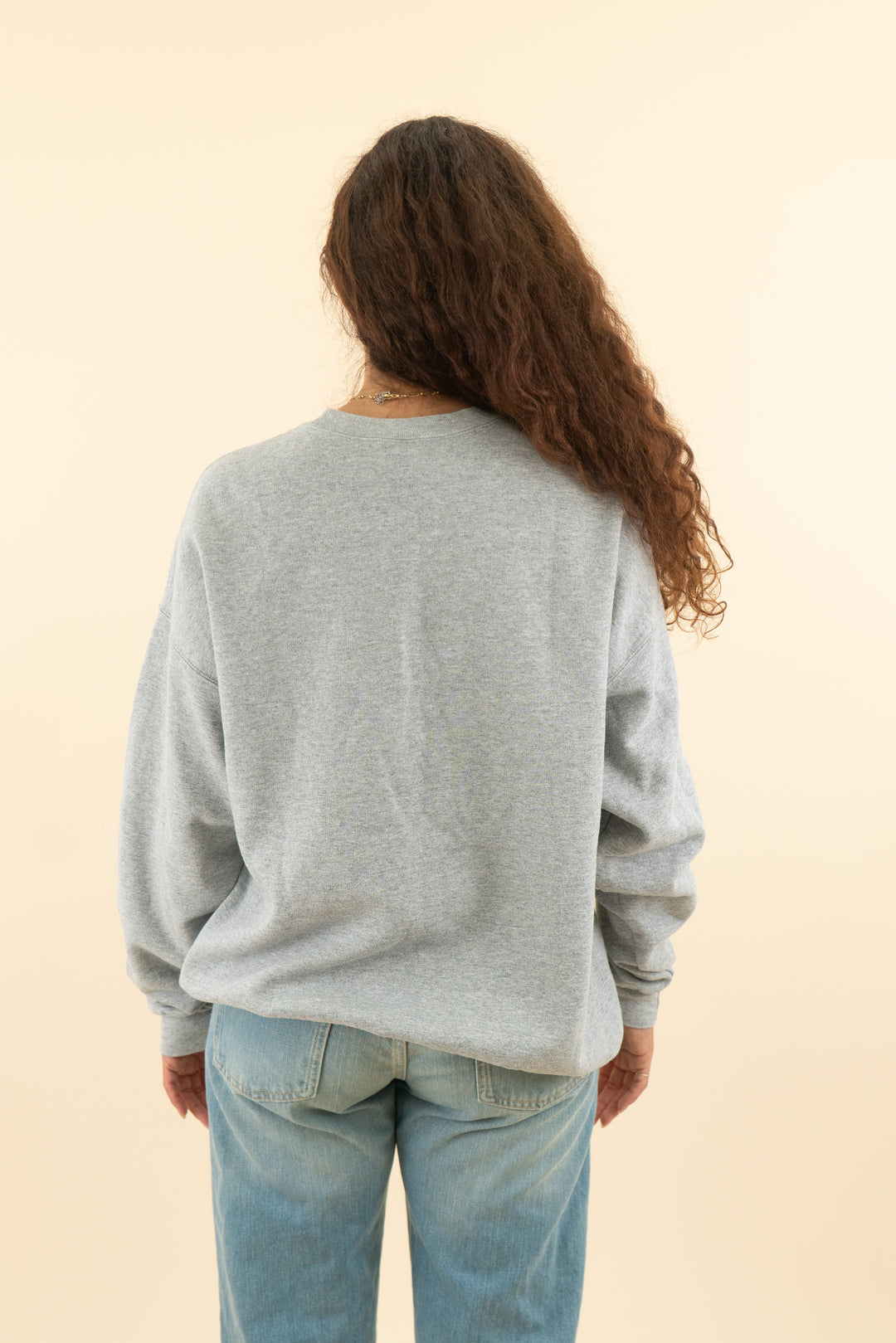 grey zakai zeigler figure crewneck (m; retail $68)