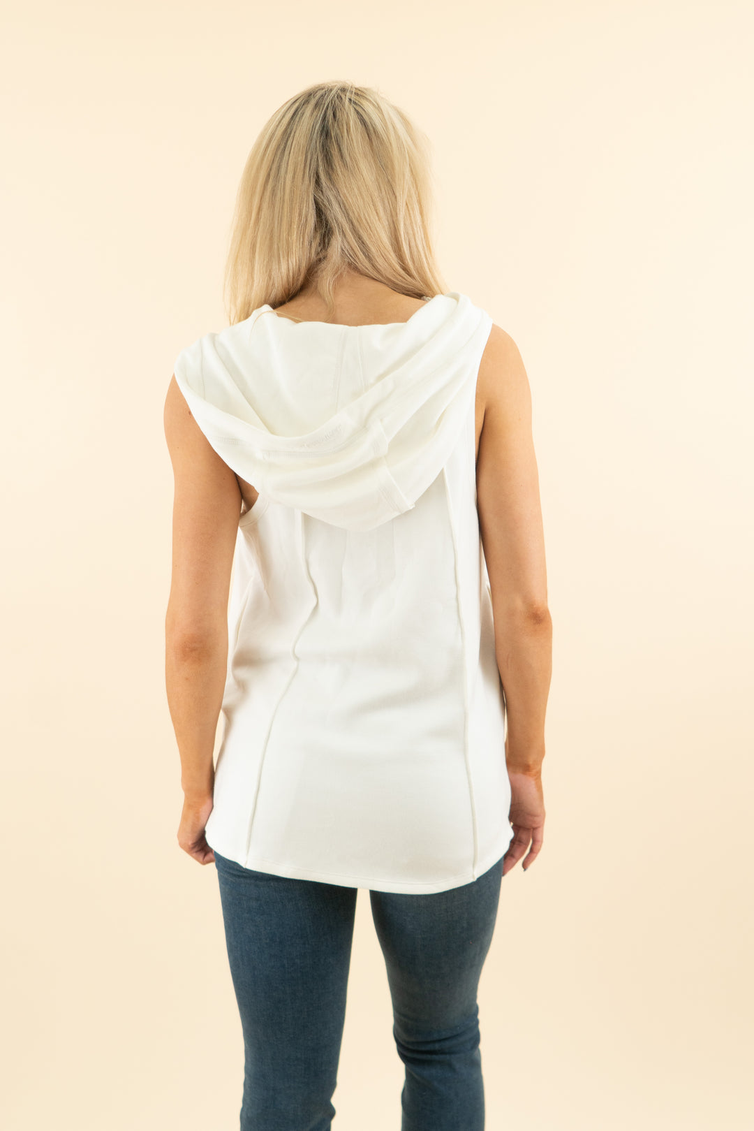 salt project ivory hooded tunic (s; retail $62)