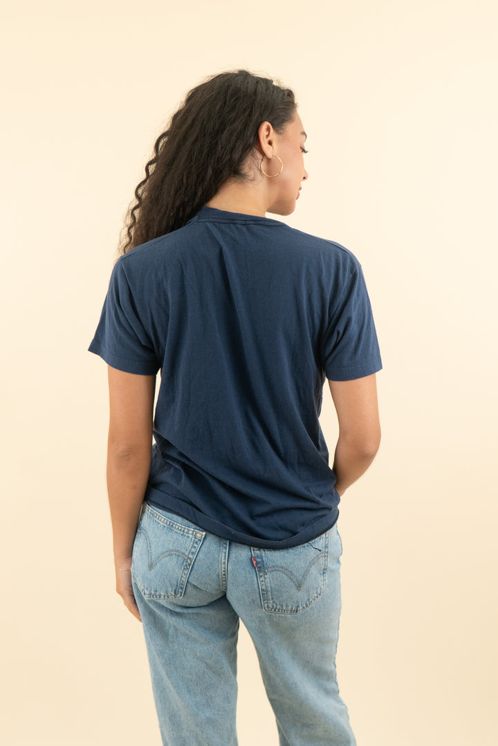 wssl 100 fm navy radio t-shirt (s; retail $30)