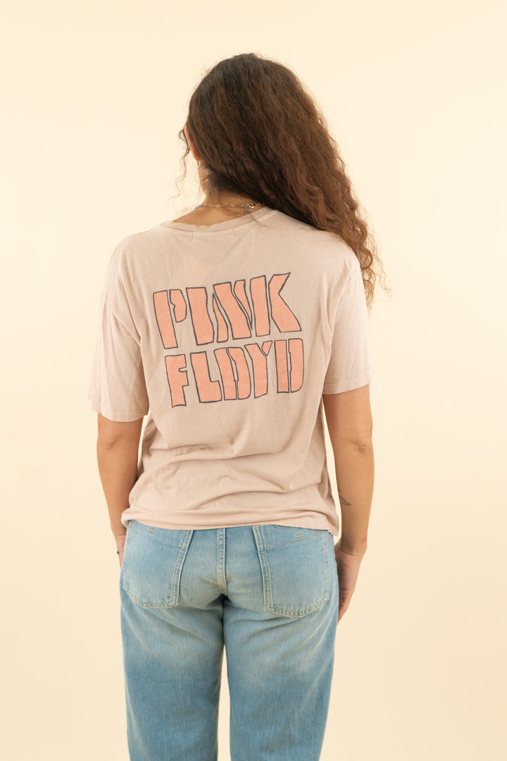 AUCTION daydreamer tan pink floyd graphic tee (m)