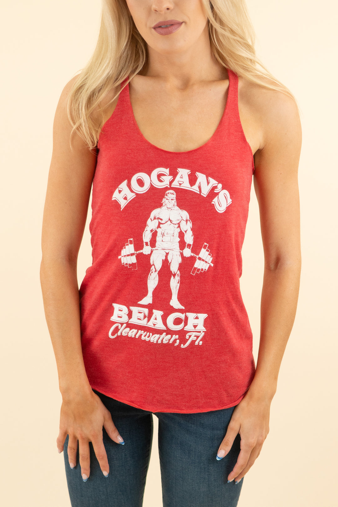 hogan's beach red tank (s; retail $33.99)