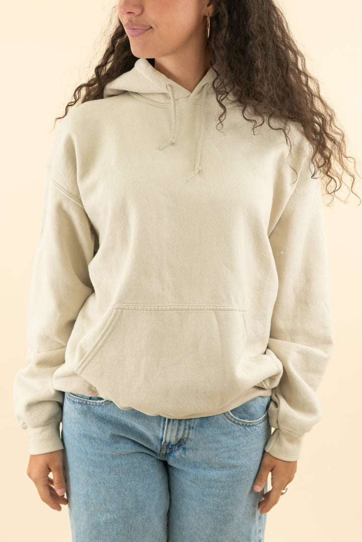 pretty little thing taupe sweatshirt (m; retail $65)