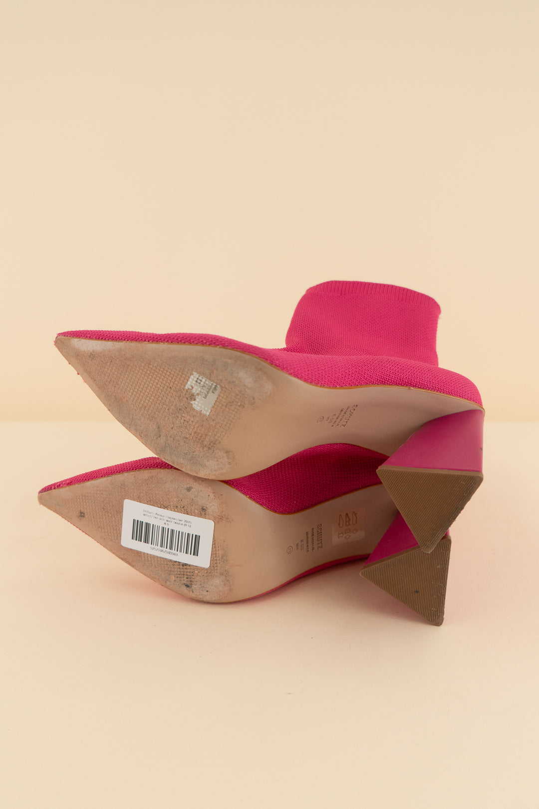 AUCTION schutz hot pink sock bootie (8.5)