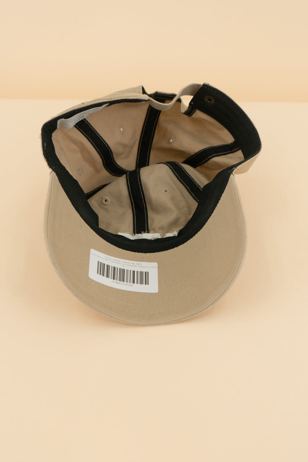 AUCTION tribe kelley taupe "tribe kelley" embroidered baseball cap (os)