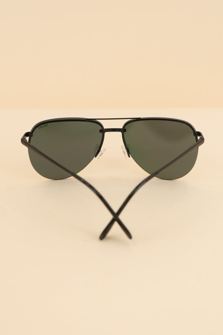 AUCTION quay pink/purple polarized lens oversized aviator sunglasses (os)