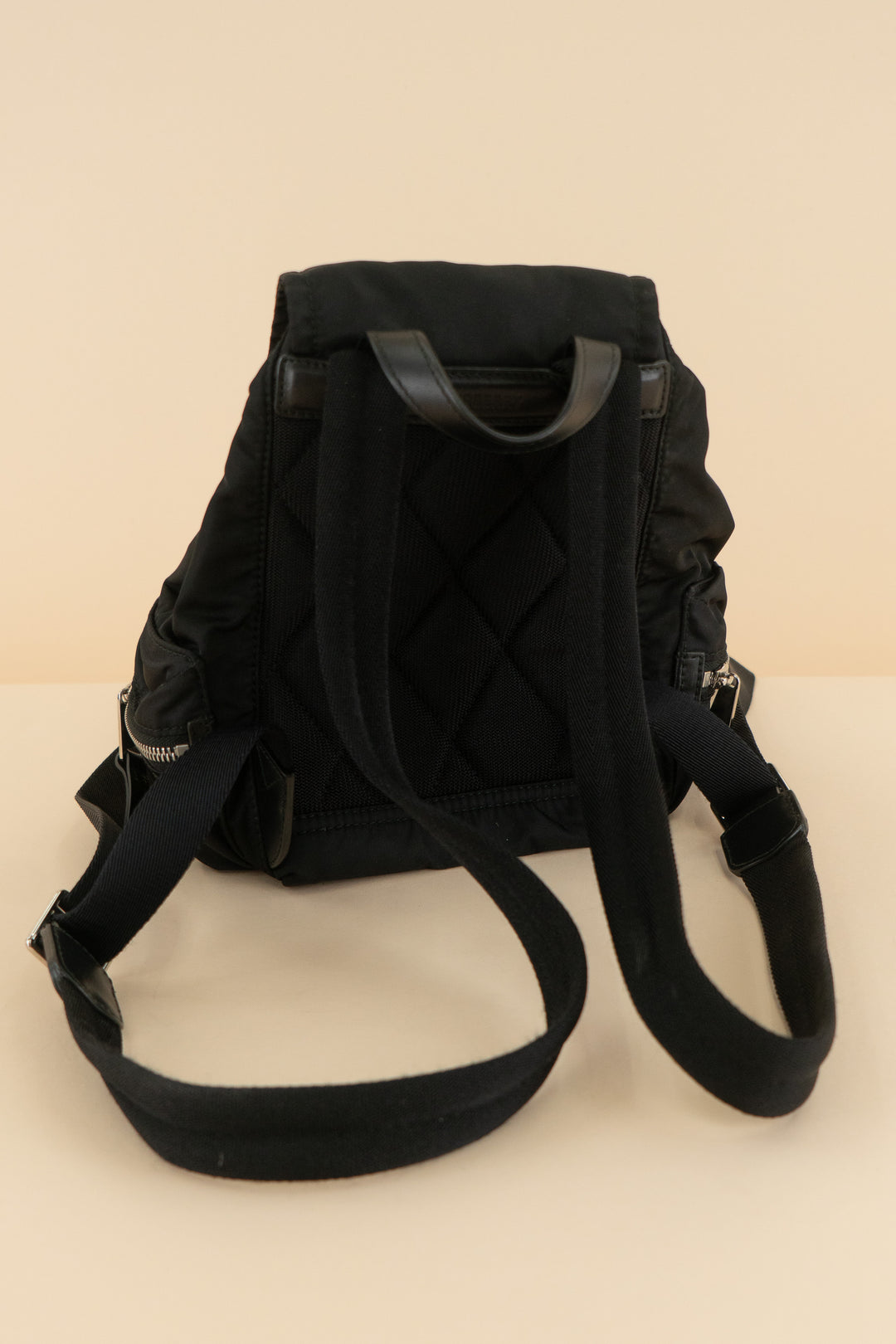 AUCTION burberry black mini nylon backpack (est. retail $1,295)
