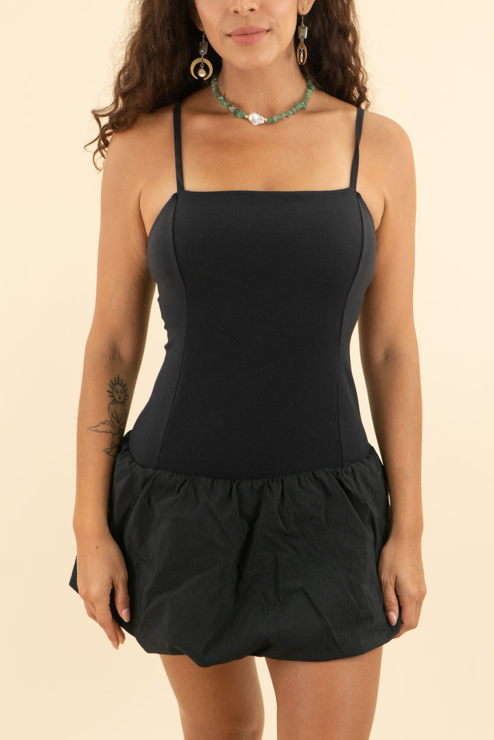 AUCTION alo black bubble puff athletic dress (m)