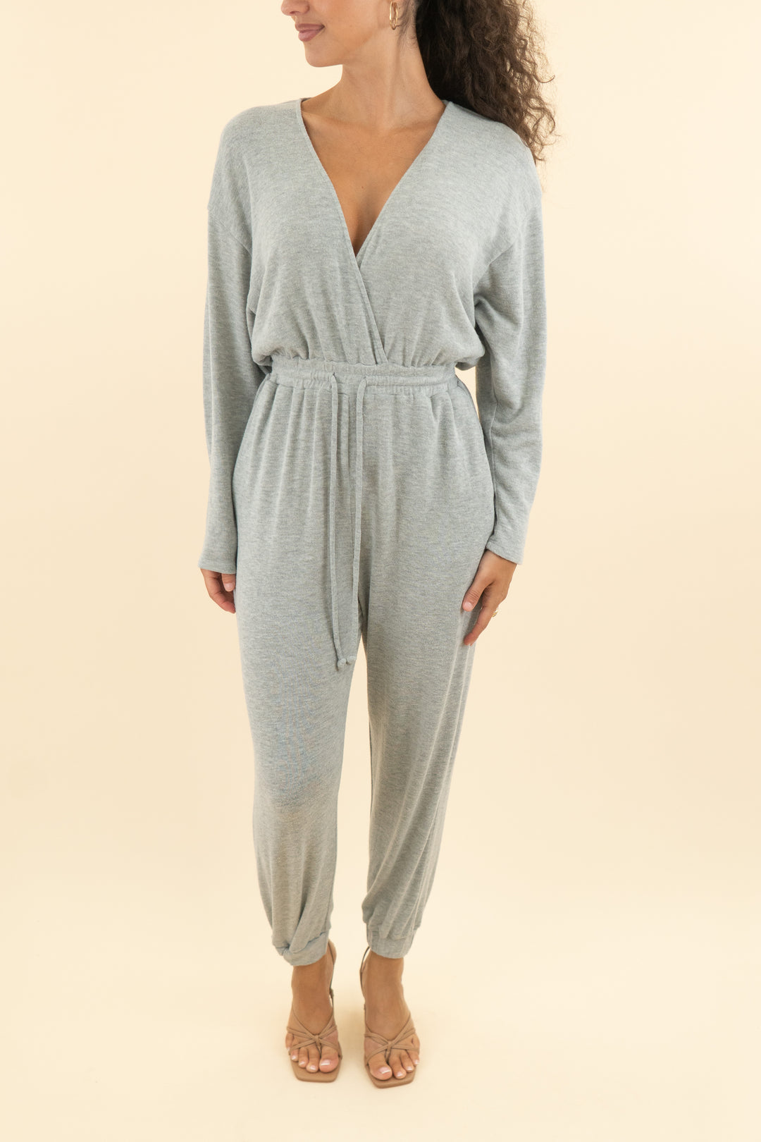majorelle grey knit jumpsuit  (s; retail $195)