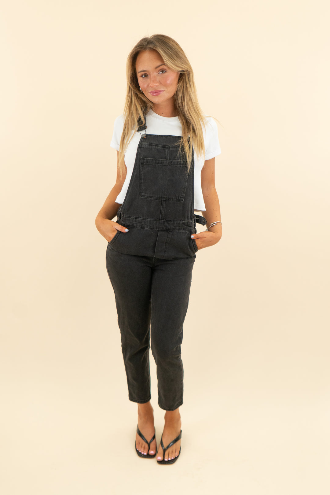 topshop black overalls (25; retail $104)