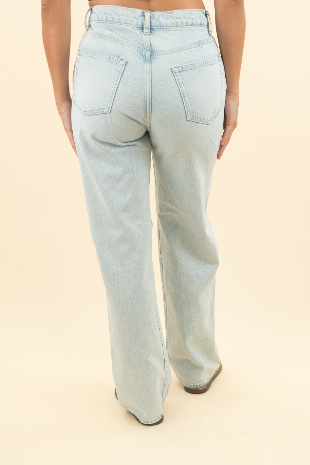 reformation light wash jeans  (27; retail $178)