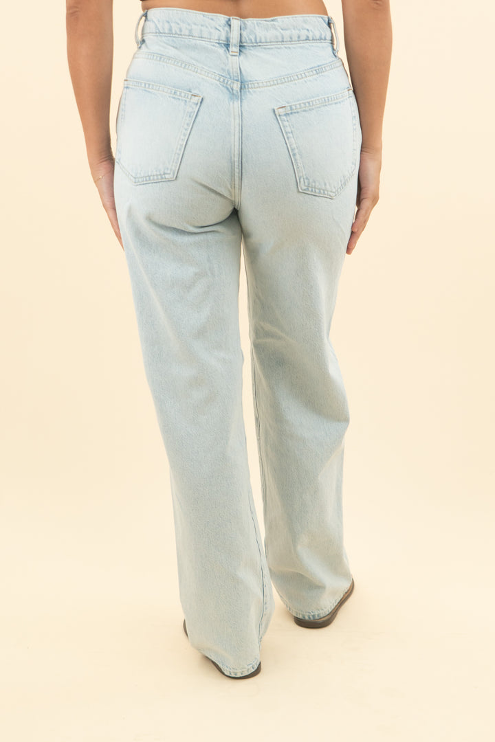 reformation light wash jeans  (27; retail $178)
