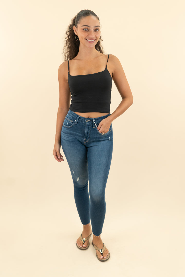 good american good leg fray jeans* (4; retail $169)