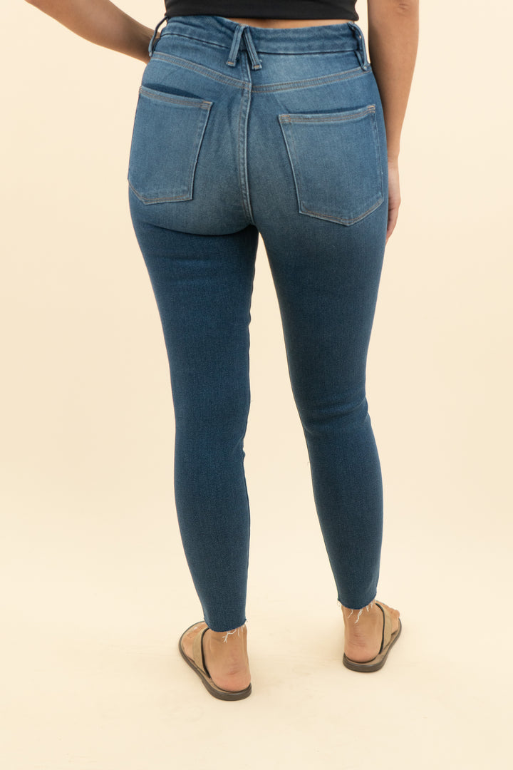 good american good leg fray jeans* (4; retail $169)