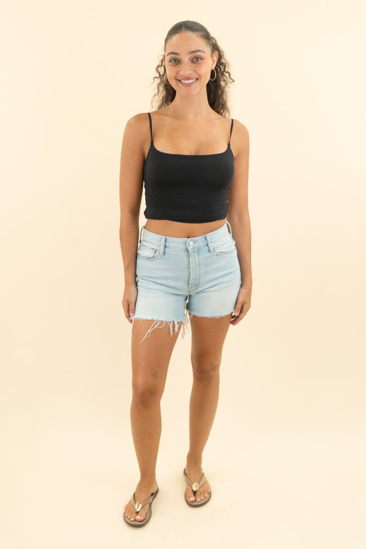 AUCTION mother light wash the proper shorts  (26)