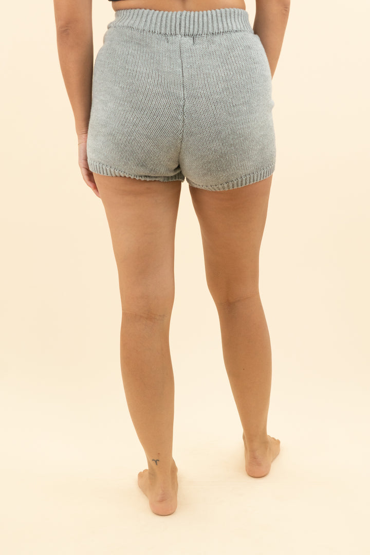 majorelle grey knit shorts (m; retail $158)