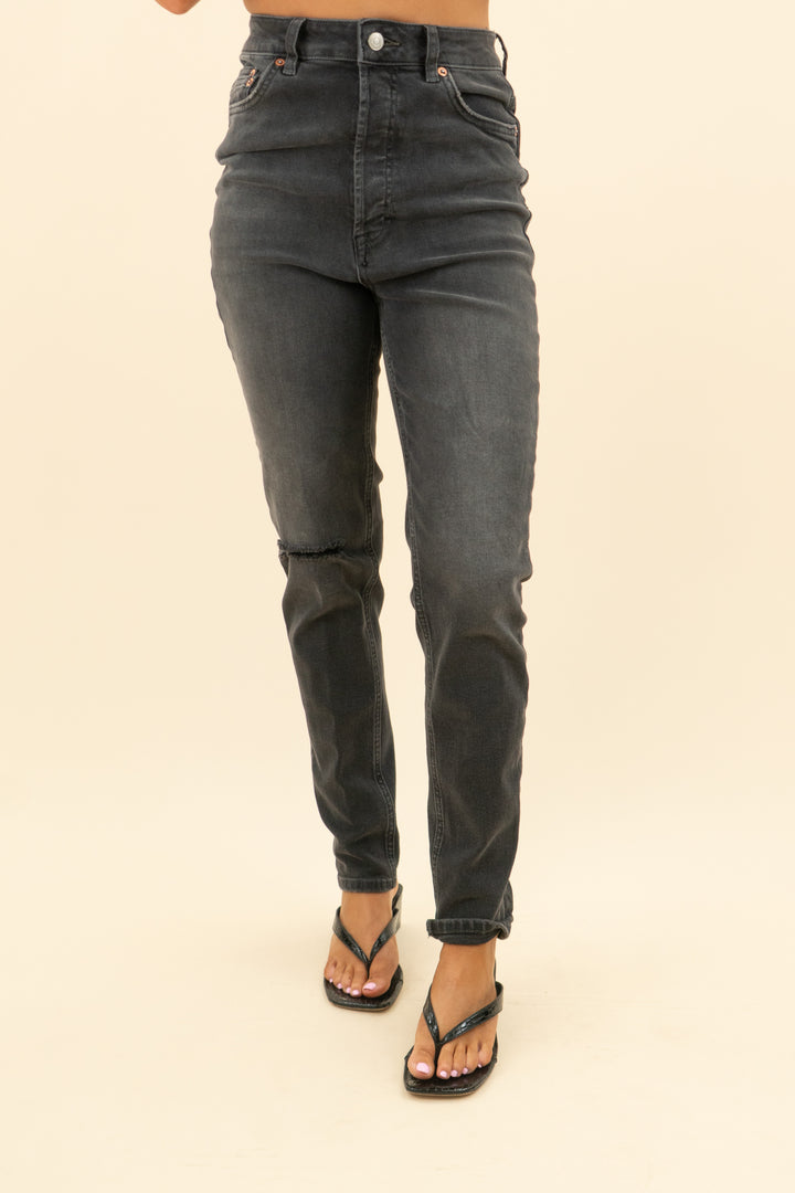 we the free black button fly jeans  (27; retail $98)