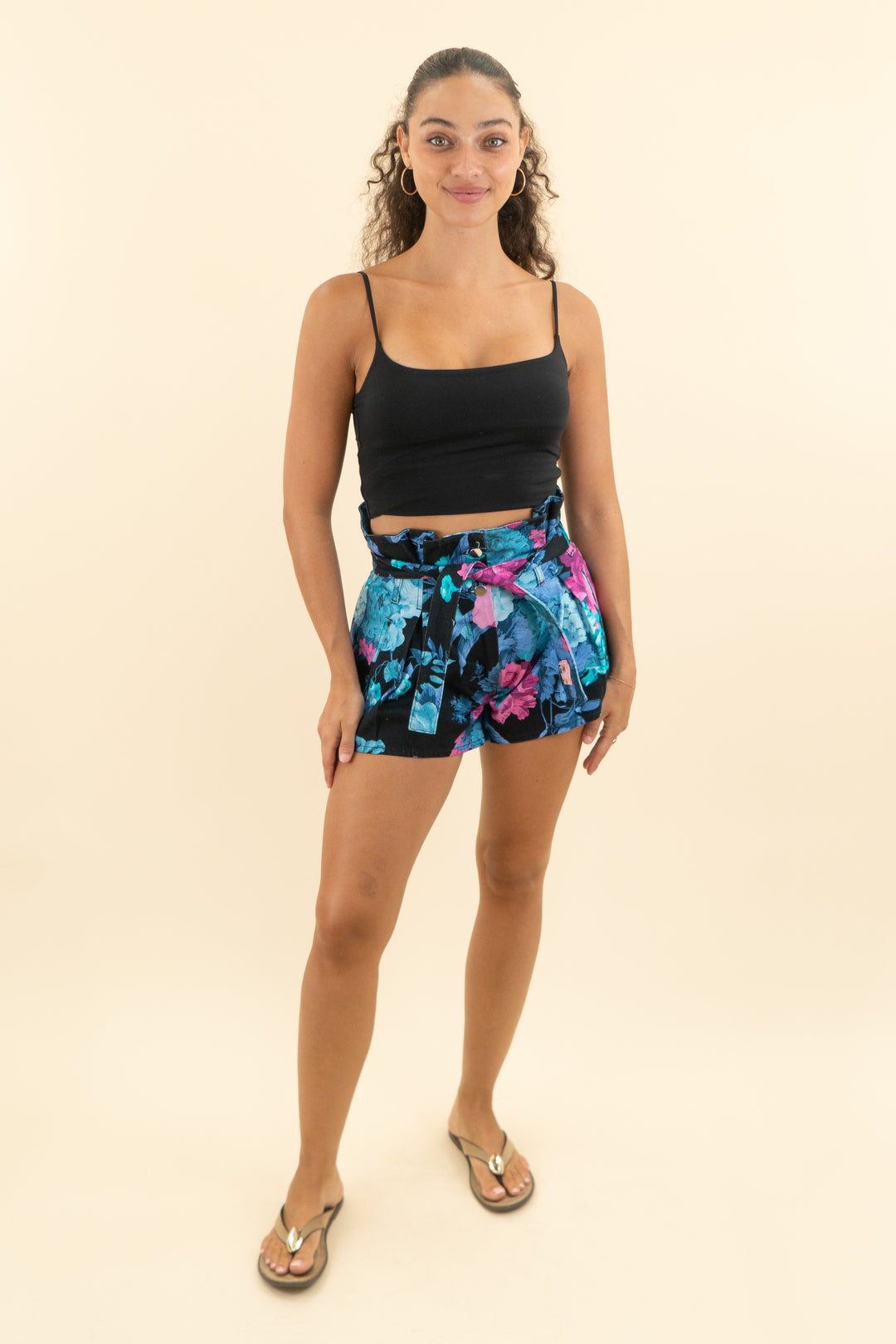 AUCTION the attico floral top & shorts set (IT40-42/S; retail $1800)