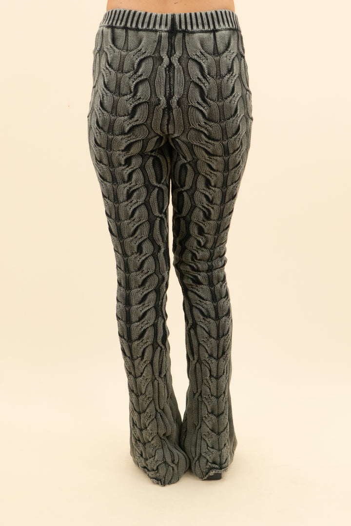 ser.o.ya black cable knit pants (xs; retail $225)