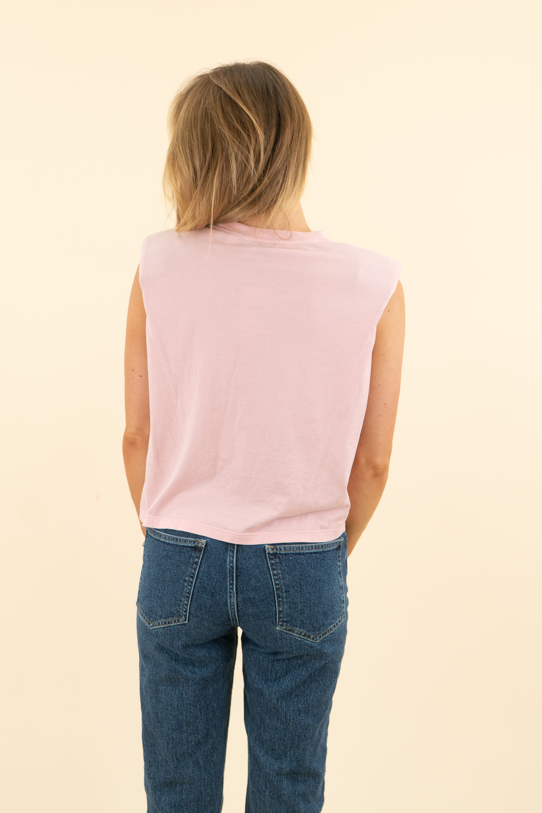 AUCTION burberry pink muscle tank (s)